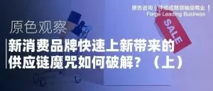 Read more about the article 新消费品牌快速上新带来的供应链魔咒如何破解？（上）